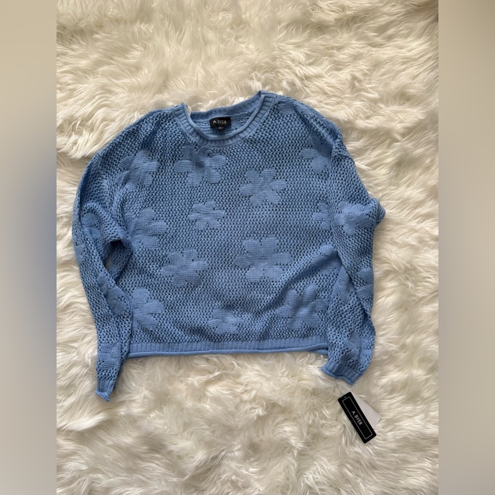 Kohls Crochet Floral Sweater